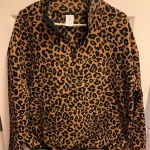 Cheetah Quarter Zip